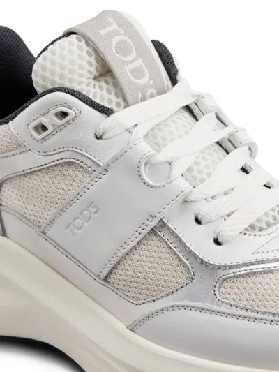 Tod's Sneakers In Leather And Fabric
