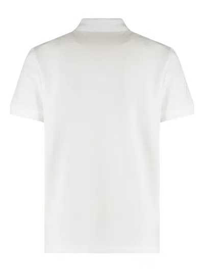 Fendi Ff Polo Shirt In White