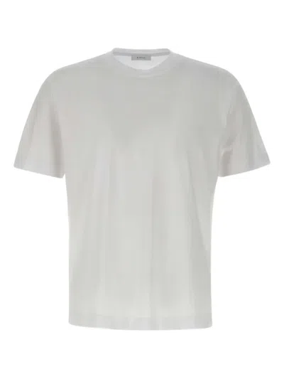 Diktat Side-slit Crew-neck T-shirt In White