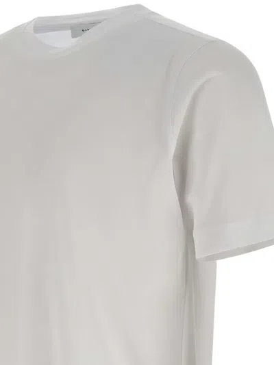 Diktat Side-slit Crew-neck T-shirt In White