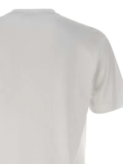 Diktat Side-slit Crew-neck T-shirt In White