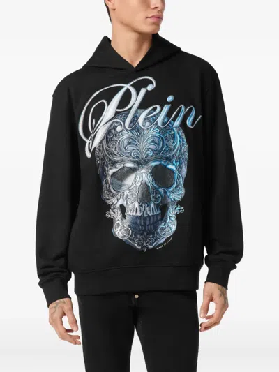 Philipp Plein Skull-print Hoodie In Multi