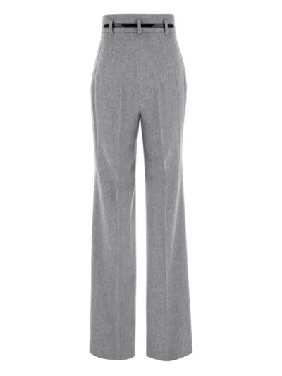 Max Mara Studio Grey Wool Zac Pant