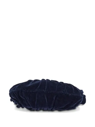 Pre-owned Miu Miu Velvet Studded Shoulder Bag
