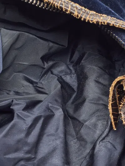 Pre-owned Miu Miu Velvet Studded Shoulder Bag