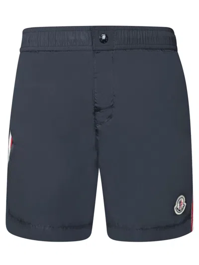 Moncler Men's Swim Trunks In Blue