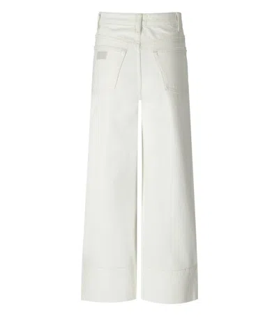 Ganni White Cropped Jeans