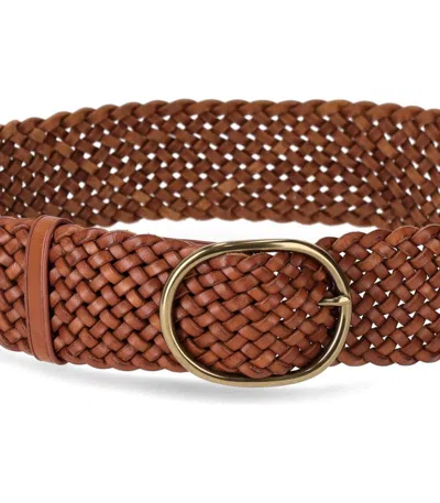 Dragon Diffusion Woven Leather Belt