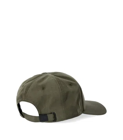 C.p. Company Green Baseball Cap With Logo Embroidered On The Front In Cotton Man