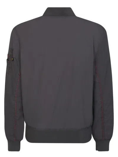 Alpha Industries Padded Bomber Jacket In Gray