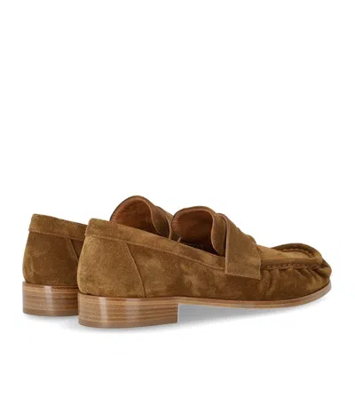 Strategia Cognac Suede Loafer