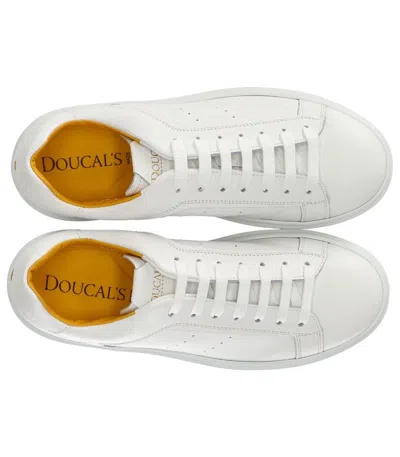 Doucal's Tumblet White Sneaker In White