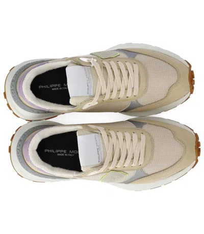 Philippe Model Antibes Low Beige Sneaker In Neutral