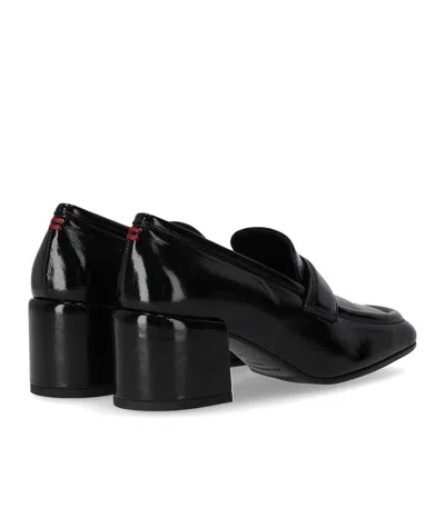 Halmanera Glaze Black Heeled Loafer In Multi