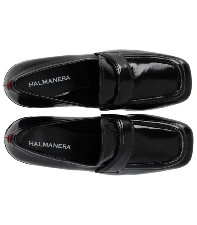 Halmanera Glaze Black Heeled Loafer In Multi