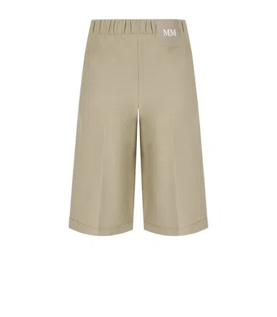 Max Mara Texas Sabbia Denim Effect Bermuda Shorts