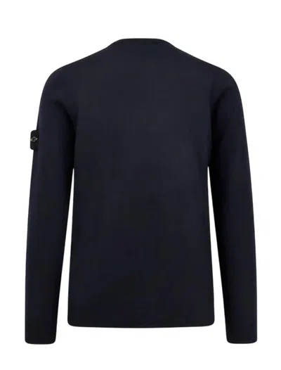 Stone Island Cotton Sweatshirt In Black