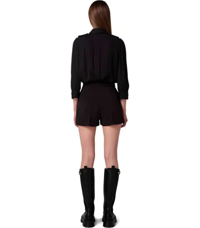 Elisabetta Franchi Black Shirt With Bow