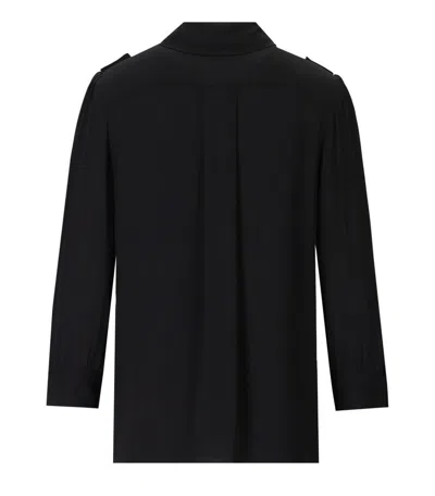 Elisabetta Franchi Black Shirt With Bow