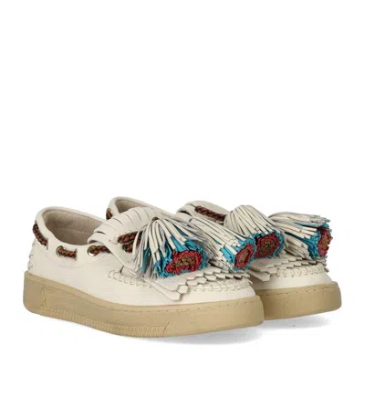 Elena Iachi Smash White Loafer In Neutral