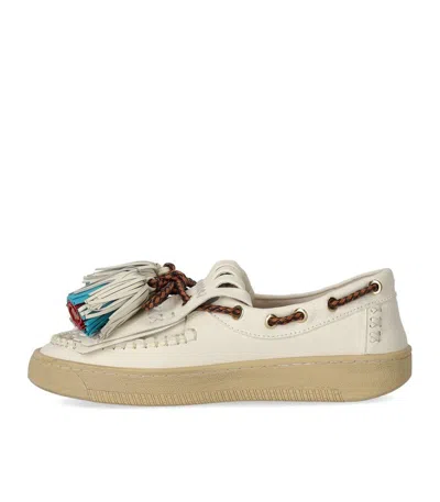 Elena Iachi Smash White Loafer In Neutral
