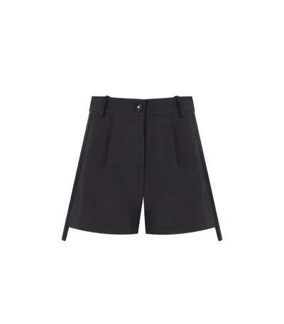 Elisabetta Franchi High-waisted Tailored Black Shorts