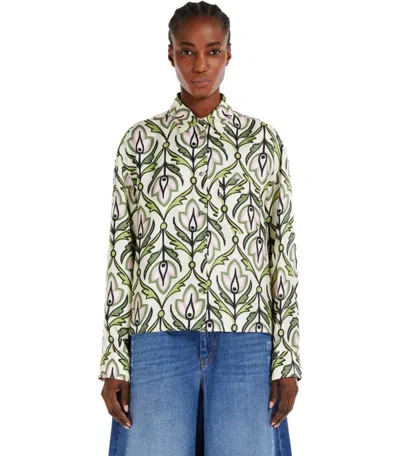 Weekend Max Mara Herno "a-shape Chamonix" Jacket In Green
