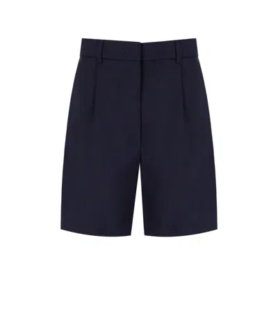 Weekend Max Mara Nabulus Blue Bermuda Short In Blue