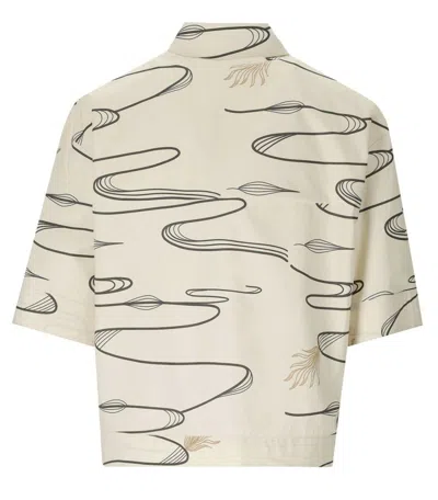 Max Mara Jenni Sand Shirt In Neutral