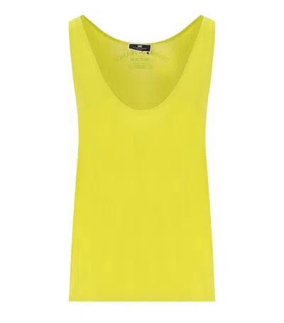 Elisabetta Franchi Cedar Top With Embroidered Logo