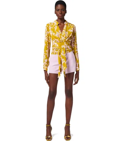 Elisabetta Franchi Curry Quarzo Floral Shirt