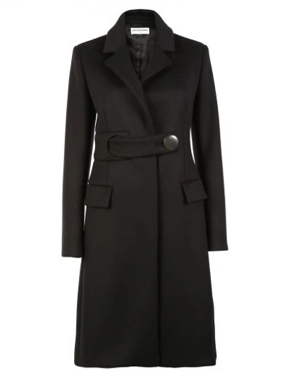 Balenciaga Coat In Black