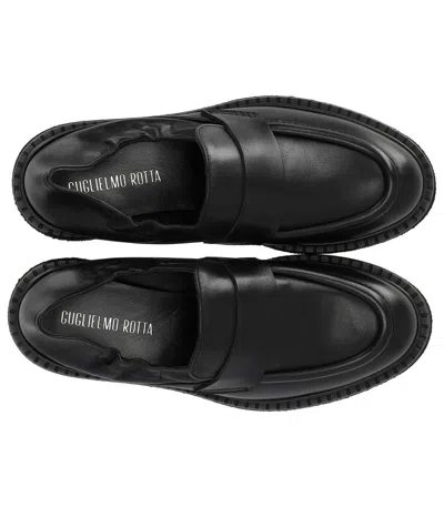 Guglielmo Rotta Kingsley Nappa Nero Loafer In Black