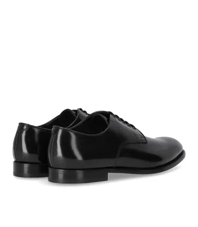 Doucal's Derby Horse Blue Lace Up In Black