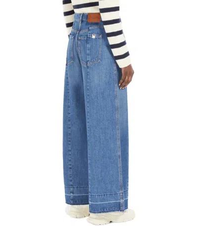 Weekend Max Mara Agenda Light Blue Jeans In Blue