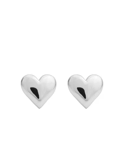 Federica Tosi Love Silver Earrings In Metallic