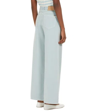 Weekend Max Mara Medina Anice Wide Leg Jeans In Green