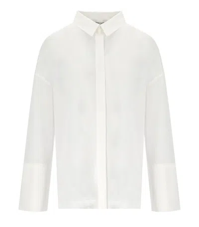Max Mara Sedan Jersey Shirt In White