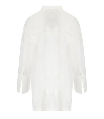 Max Mara Sedan Jersey Shirt In White