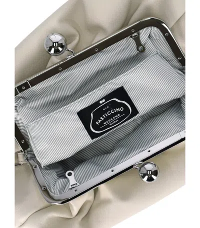 Weekend Max Mara Pasticcino Cubico Medium Ivory Clutch Bag