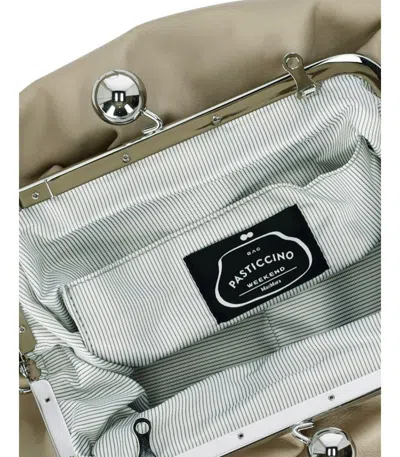 Weekend Max Mara Pasticcino Cubico Medium Sand Clutch Bag