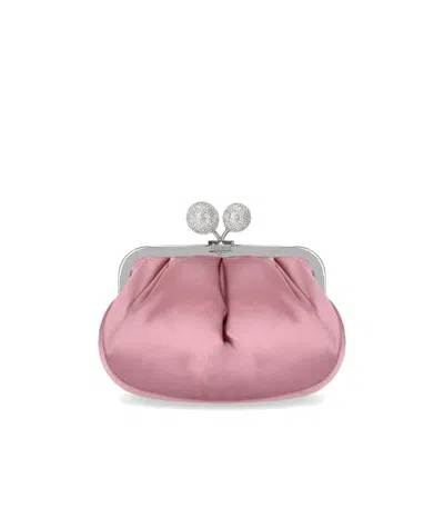 Weekend Max Mara Pasticcino Emmy Small Pink Clutch Bag