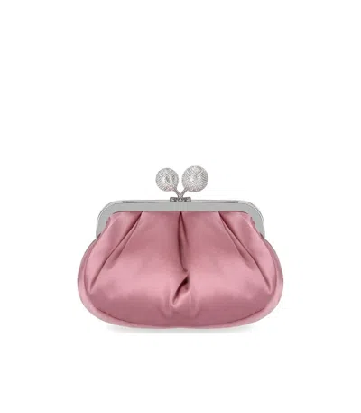 Weekend Max Mara Pasticcino Emmy Small Pink Clutch Bag