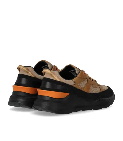 Date D.a.t.e. Fuga Method Beige Black Sneaker In Brown