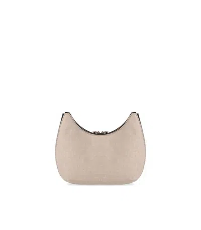 Furla Goccia S Natural Black Shoulder Bag