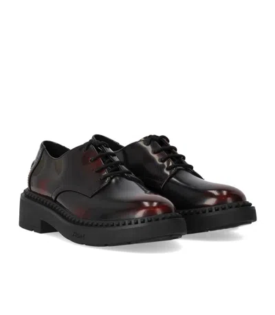 Ash Mercury Black/burgundy Lace-up Shoe