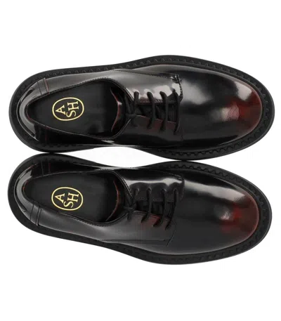 Ash Mercury Black/burgundy Lace-up Shoe