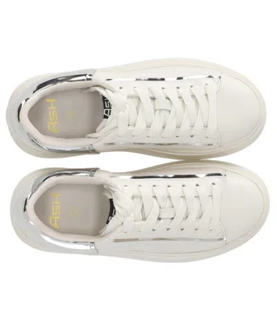 Ash Moby Bis White Silver Sneaker In Multi