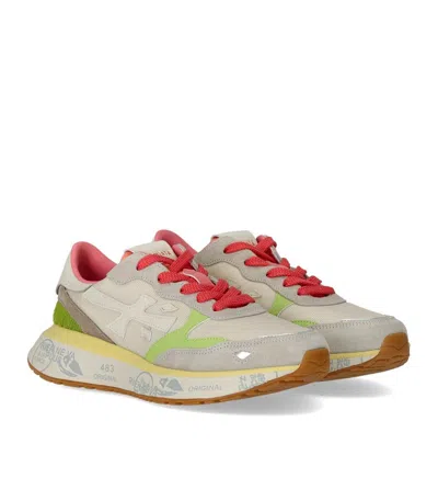 Premiata Lauryn Multicolor Leather Blend Sneakers
