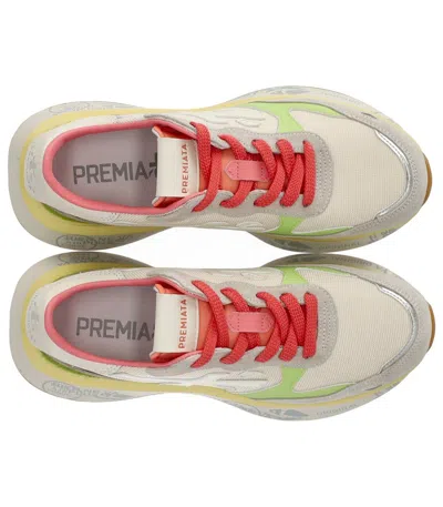 Premiata Lauryn Multicolor Leather Blend Sneakers